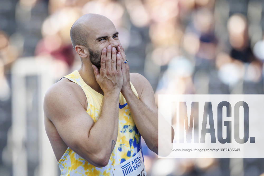 Julian WEBER (GER Germany) reacts in the javelin throw during the ISTAF at Olympic Stadium on August 30, 2026 in Berlin, Germany. Germany