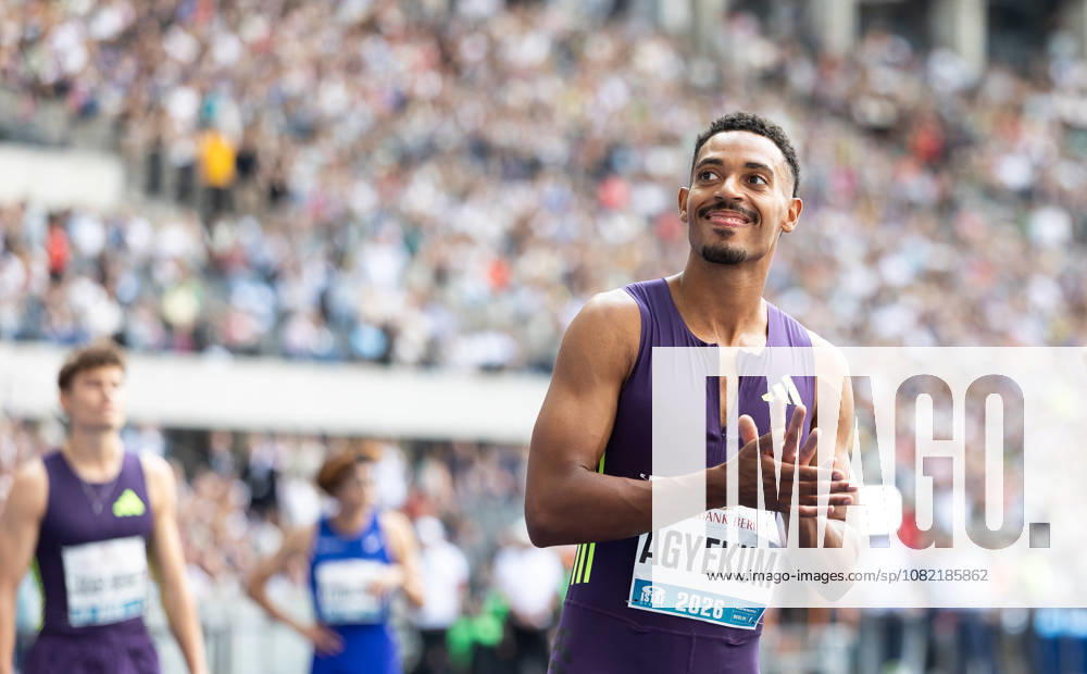 ISTAF 2026 Berlin, August 30, 2026: Emil AGYEKUM of Germany at the starting line of the men s 400-meter hurdles race at the ISTAF Berlin on August 30, 2026, at the Olympic Stadium in Berlin, Germany