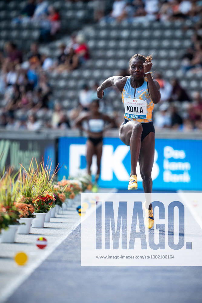 Marthe KOALA (BUR BUR) competing in the Women Long jump, during the ISTAF at Olympic Stadium on August 30, 2026 in Berlin, Germany.
