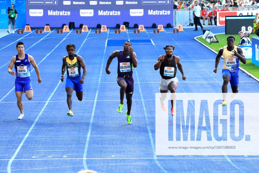Track and Field, GER DEU, Berlin, Germany, ISTAF 100m, Men, Kadrian Goldson, Berlin Olympic Stadium, Berlin, Germany