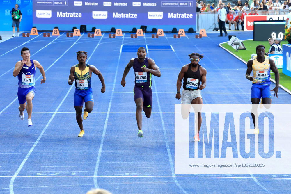 Track and Field, GER DEU, Berlin, Germany, ISTAF 100m, Men, Kadrian Goldson, Berlin Olympic Stadium, Berlin, Germany