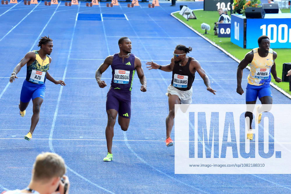 Track and Field, GER DEU, Berlin, Germany, ISTAF 100m, Men, Kadrian Goldson, Berlin Olympic Stadium, Berlin, Germany