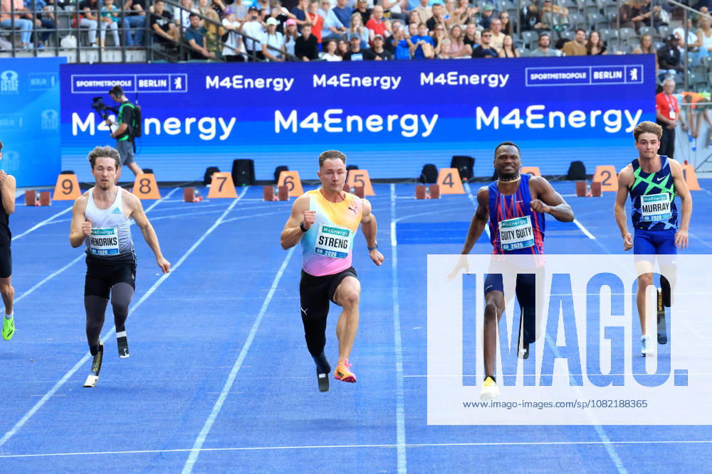 Track and Field, GER DEU, Berlin, Germany, ISTAF 100m Para Men, Felix Streng, Guity Guity, Hendriks Berlin, Berlin Olympic Stadium, Berlin, Germany