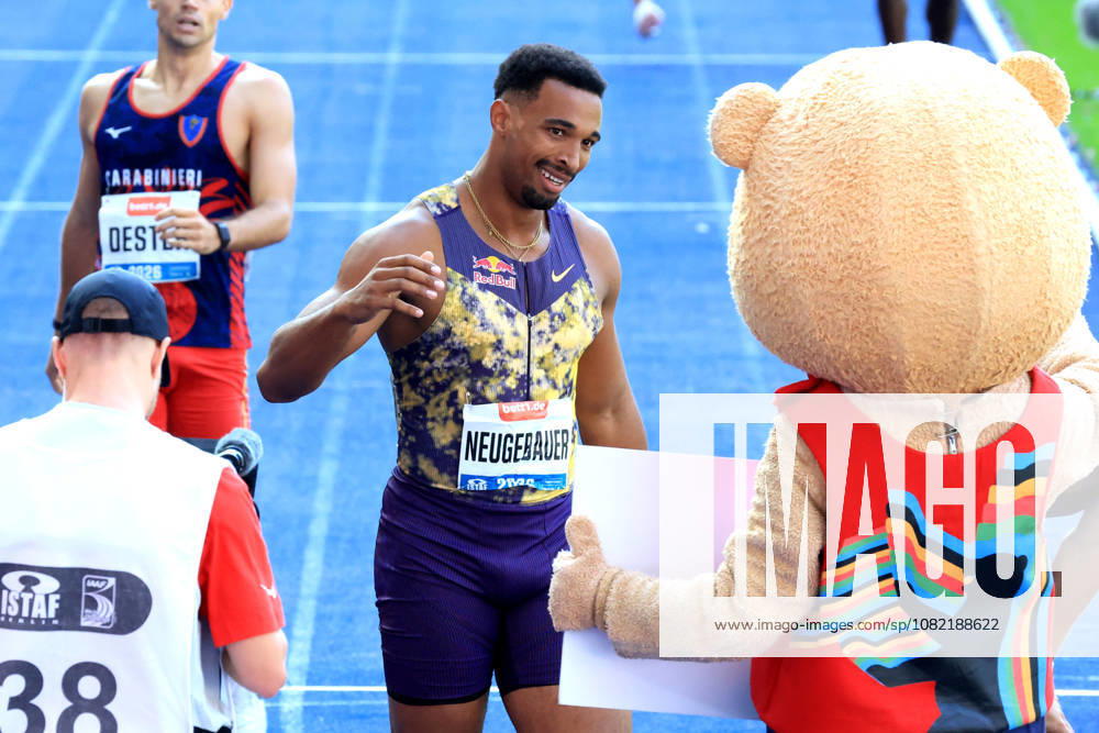 Track and Field, GER DEU, Berlin, Germany, ISTAF ISTAF Triathlon 1500m, Leo Neugebauer, ISTAF Mascot Berlin, Berlin Olympic Stadium, Berlin, Germany