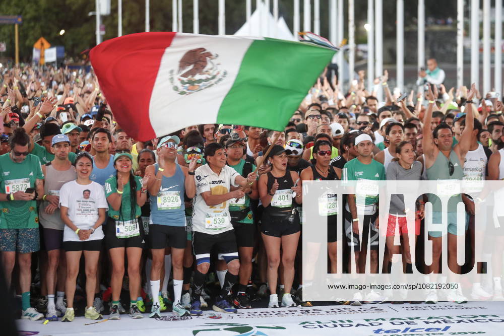 43rd edition of the Mexico City Marathon People participate in the 43rd edition of the Mexico City Marathon 2026 in Mexico City, Mexico, 30 August 2026. Ciudad de México (es-ES) Mexico