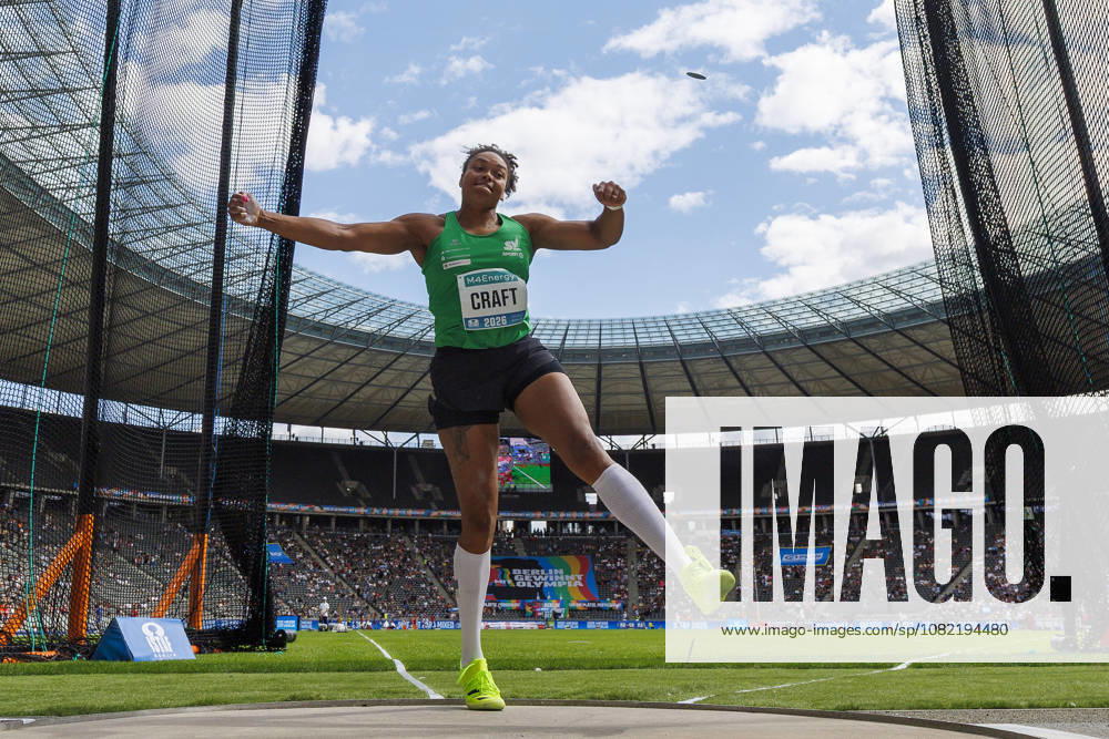 Shanice CRAFT (GER Germany) competing in the women’s discus throw during the ISTAF at Olympic Stadium on August 30, 2026 in Berlin, Germany. Germany