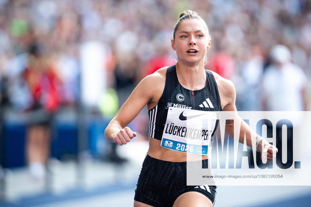 Gina LÜCKENKEMPER (GER Germany) competing in the women 100M, during the ISTAF at Olympic Stadium on August 30, 2026 in Berlin, Germany.