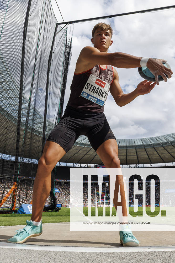 Vilem STRASKY (CZE Czech Republic) competing in the men’s discus throw during the ISTAF at Olympic Stadium on August 30, 2026 in Berlin, Germany. Germany