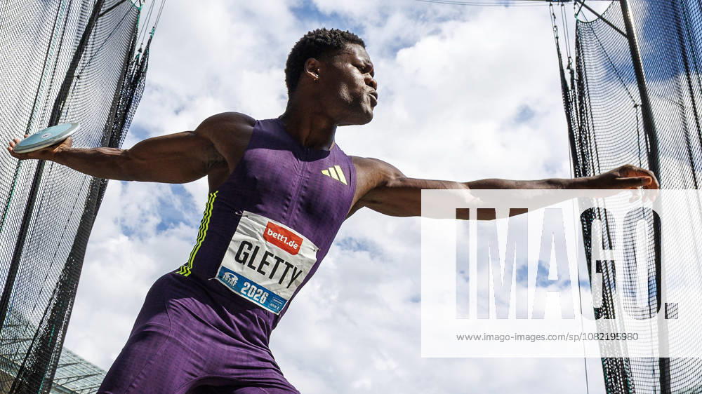 Makenson GLETTY (FRA France) competing in the men’s discus throw during the ISTAF at Olympic Stadium on August 30, 2026 in Berlin, Germany. Germany