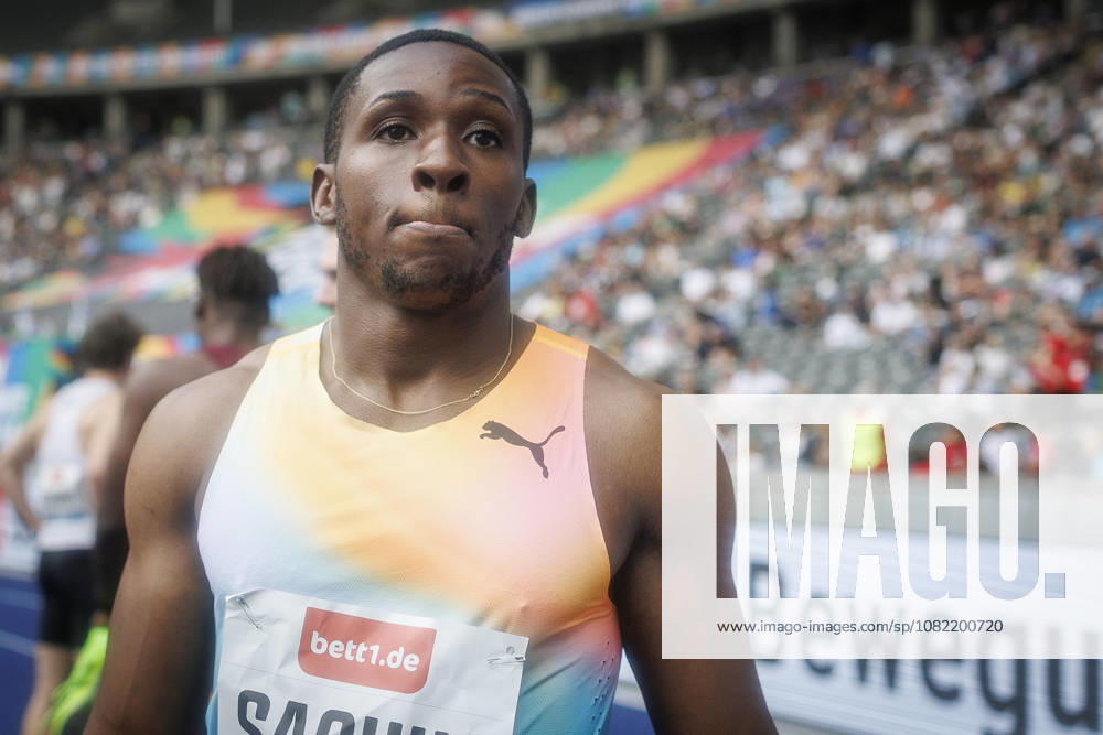 Dennis SACHIN (JAM Jamaica) after competing in the men’s 100m during the ISTAF at Olympic Stadium on August 30, 2026 in Berlin, Germany. Germany