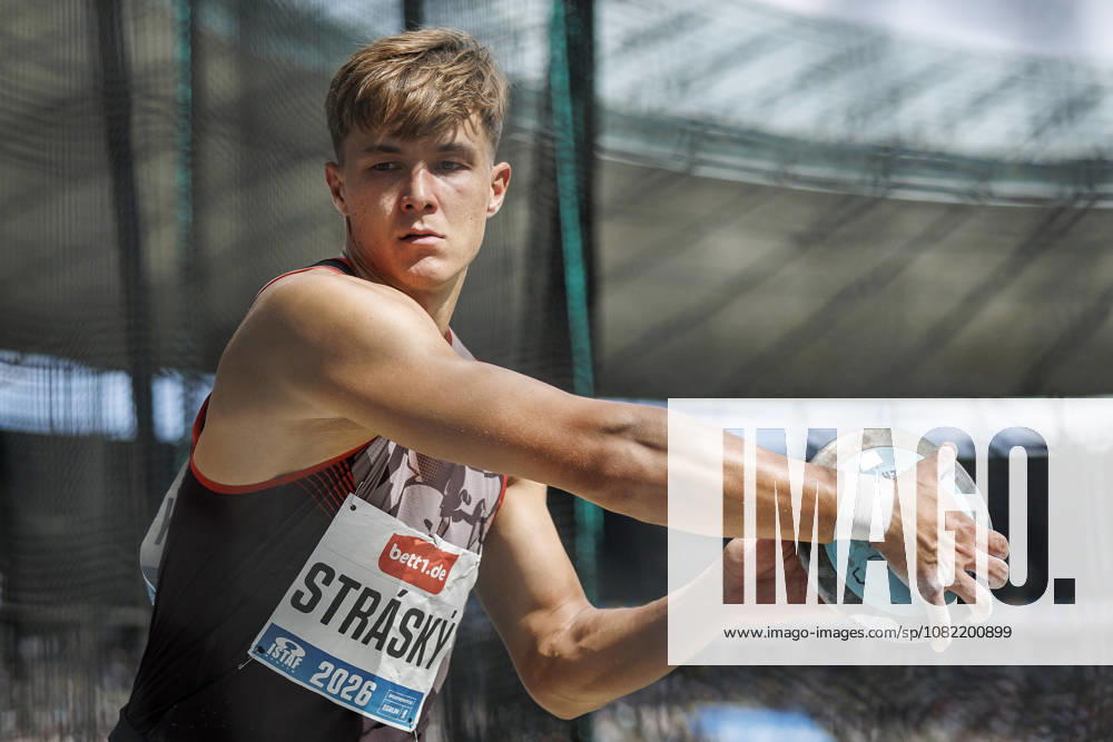 Vilem STRASKY (CZE Czech Republic) competing in the men’s discus throw during the ISTAF at Olympic Stadium on August 30, 2026 in Berlin, Germany. Germany