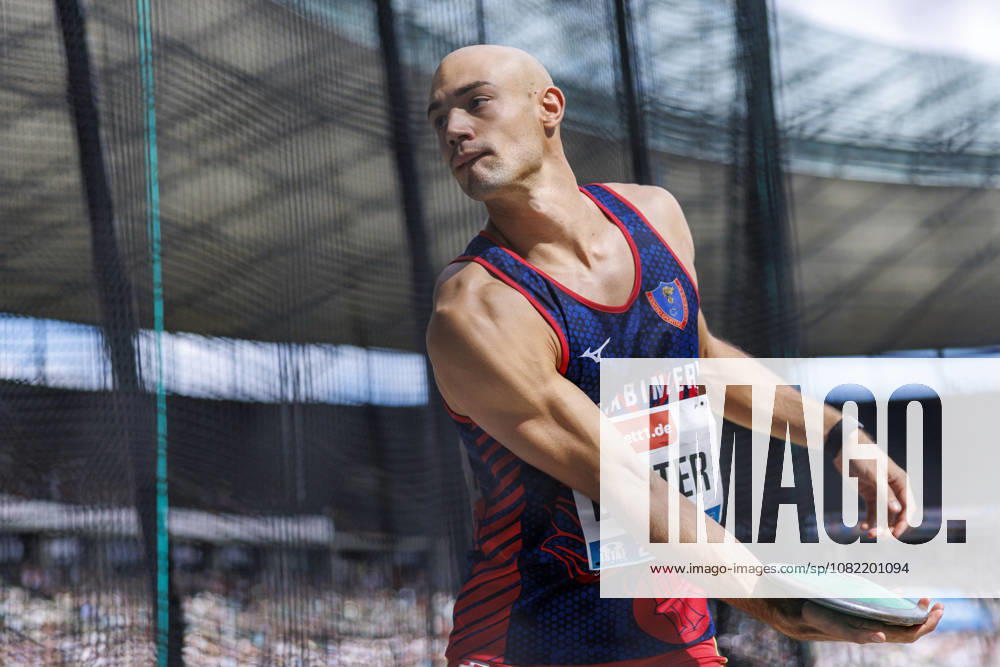 Dario DESTER (ITA Italy) competing in the men’s discus throw during the ISTAF at Olympic Stadium on August 30, 2026 in Berlin, Germany. Germany