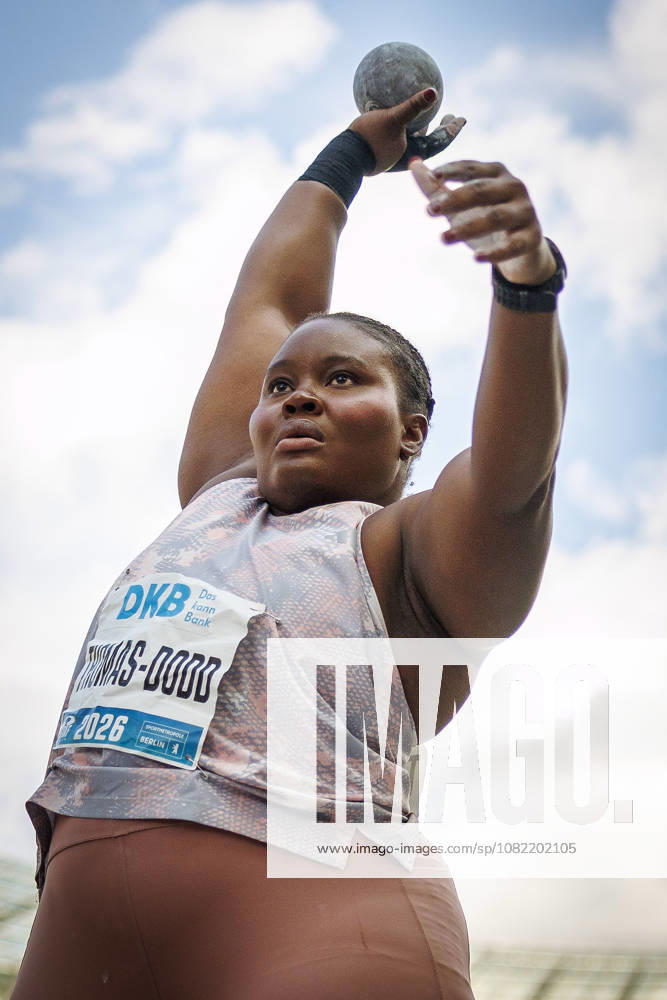 Danniel THOMAS-DODD (JAM Jamaica) competing in the women’s shot put during the ISTAF at Olympic Stadium on August 30, 2026 in Berlin, Germany. Germany
