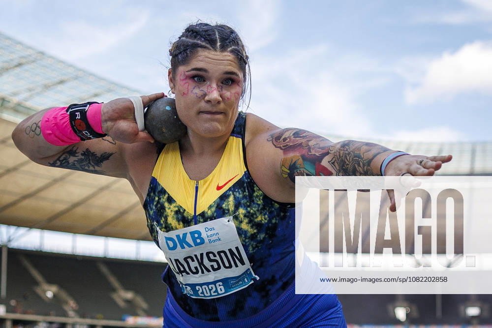 Chase JACKSON (USA United States) competes in the women’s shot put during the ISTAF at Olympic Stadium on August 30, 2026 in Berlin, Germany. Germany