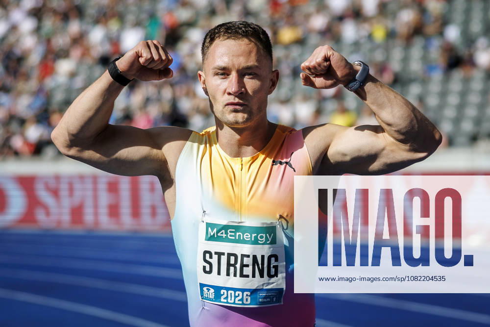 Felix STRENG (GER Germany) after winning the para 100m during the ISTAF at Olympic Stadium on August 30, 2026 in Berlin, Germany. Germany