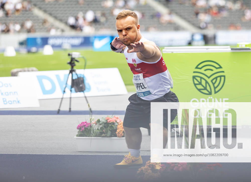 ISTAF 2026 Berlin, August 30, 2026: Niko KAPPEL (GER, Germany) during a practice throw between two attempts in the para shot put at the ISTAF Berlin on August 30, 2026, at the Olympic Stadium in Berlin, Germany