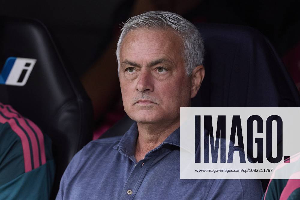 Jose Mourinho (Head coach of Real Madrid CF) looks on during the LaLiga EA SPORTS 2026 2027 match between Real Madrid CF and Malaga CF.Final Score: Real Madrid CF 4-0 Malaga CF Madrid Spain - ZUMAs197 20260830_aaa_s197_203