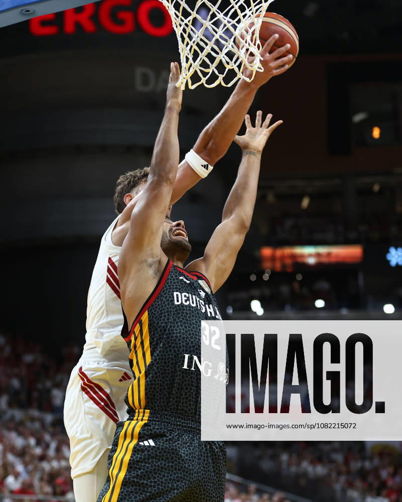 Poland V Germany - FIBA Basketball World Cup European Qualifier Group K Johannes Thiemann plays during the FIBA Basketball World Cup European Qualifier Group K match between Poland and Germany at Ergo Arena in Gdansk, Poland, on August 30, 2026. Gdansk Poland