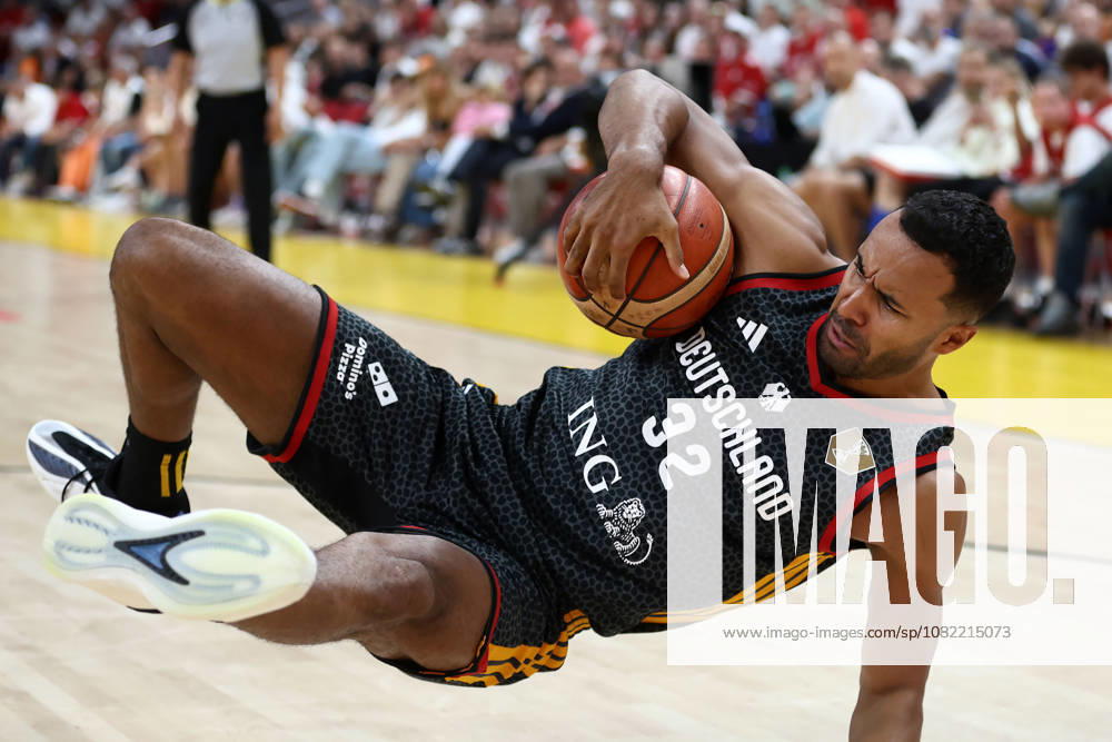 Poland V Germany - FIBA Basketball World Cup European Qualifier Group K Johannes Thiemann plays during the FIBA Basketball World Cup European Qualifier Group K match between Poland and Germany at Ergo Arena in Gdansk, Poland, on August 30, 2026. Gdansk Poland