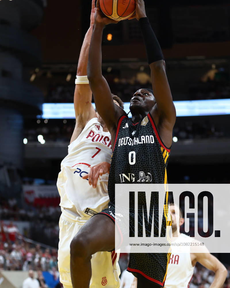 Poland V Germany - FIBA Basketball World Cup European Qualifier Group K Isaac Bonga plays during the FIBA Basketball World Cup European Qualifier Group K match between Poland and Germany at Ergo Arena in Gdansk, Poland, on August 30, 2026. Gdansk Poland