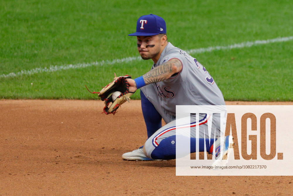 Texas Rangers third baseman CODY FREEMAN (39) fields a ground ball during the eighth inning in a baseball game, Sunday, Aug. 30, 2026, in Milwaukee, Wisconsin. Milwaukee USA - ZUMAa325 20260830_zsa_a325_002