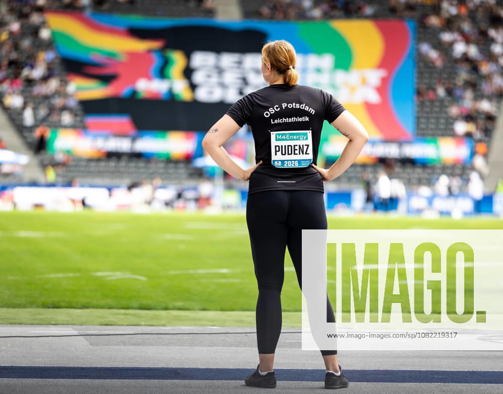 ISTAF 2026 Berlin, August 30, 2026: Discus thrower Kristin PUDENZ (GER, Germany) waits for her next attempt at ISTAF Berlin on August 30, 2026, at the Olympic Stadium in Berlin, Germany