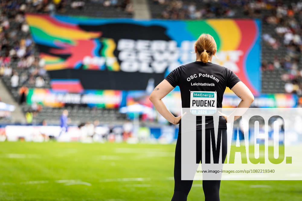 ISTAF 2026 Berlin, August 30, 2026: Discus thrower Kristin PUDENZ (GER, Germany) waits for her next attempt at ISTAF Berlin on August 30, 2026, at the Olympic Stadium in Berlin, Germany
