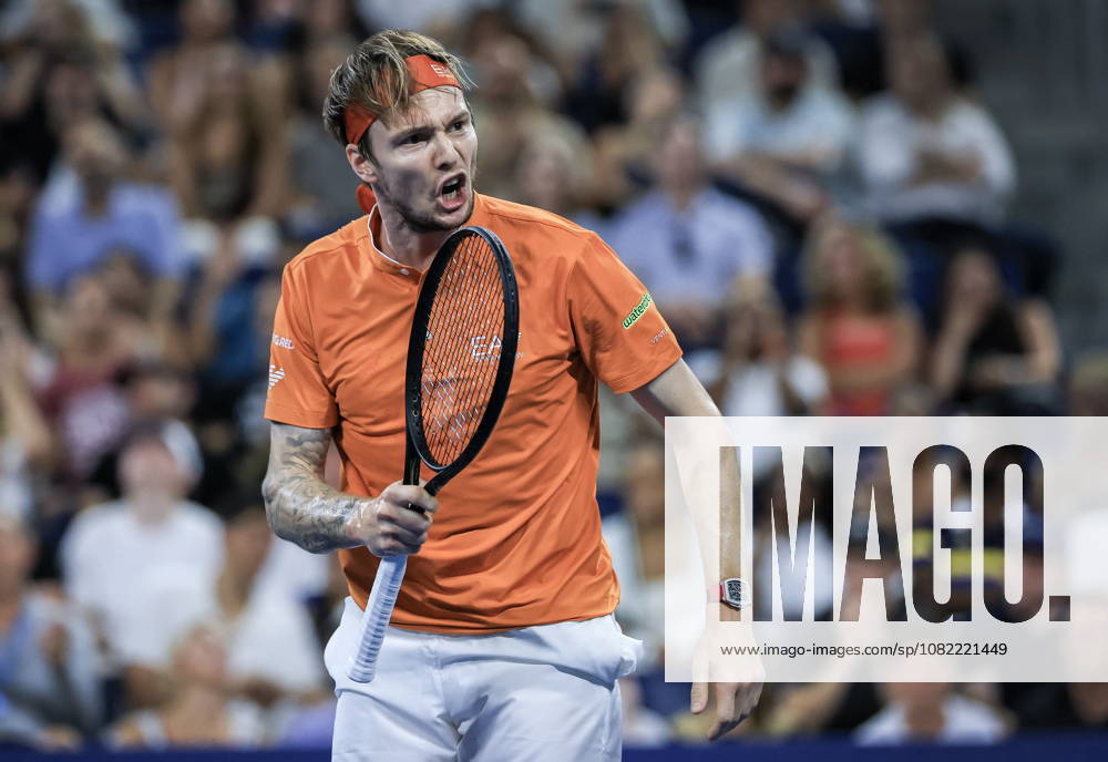 US Open tennis tournament - Day 1 Alexander Bublik of Kazakhstan in reacts during his match against J.J. Wolf of USA during the Men s Singles round one of the US Open Tennis Championships at the USTA Billie Jean King National Tennis Center in Flushing Meadows, New York, USA, 30 August 2026. The 2026 US Open tournament runs from 23 August through 13 September. FLUSHING MEADOWS NEW YORK United States