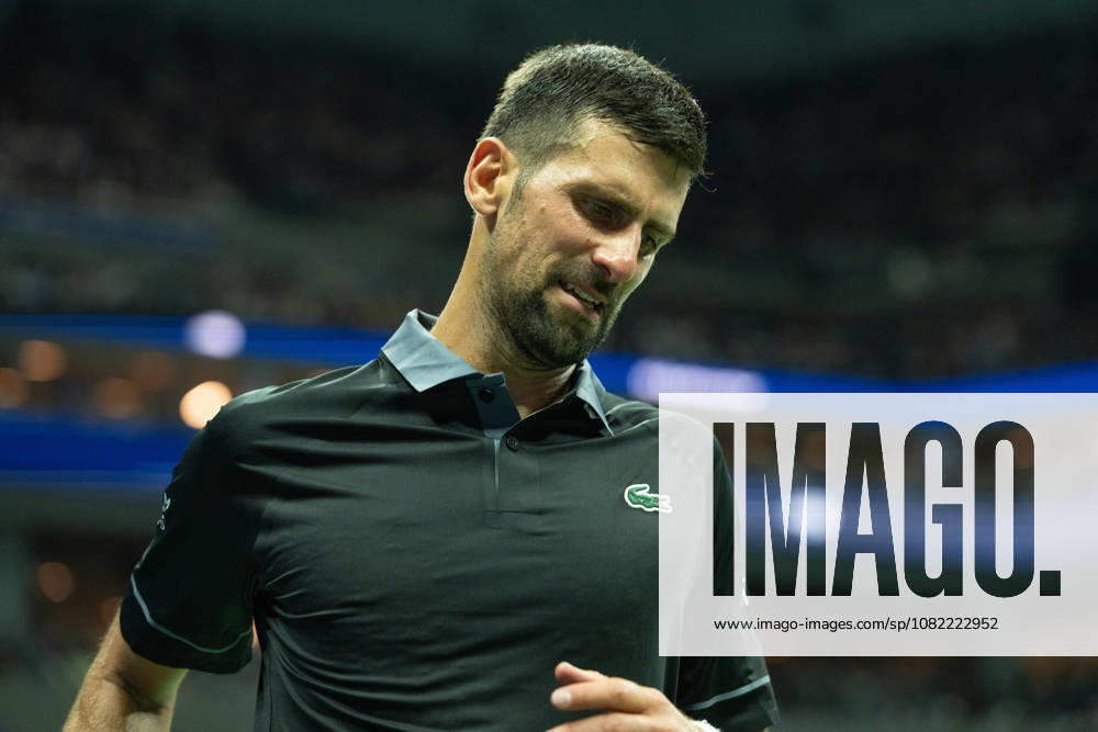 2026 US Open - Day 1 NEW YORK, NEW YORK - AUGUST 30: Novak Djokovic of Serbia during his match against Mariano Navone of Argentina during the 2026 US Open - Day 1 at USTA Billie Jean King National Tennis Center on August 30, 2026 in New York, New York. New York USTA Billie Jean King National Tennis Center New York United States