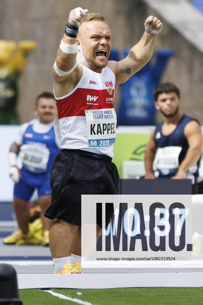 Niko KAPPEL (GER Germany) reacts in the para-shotput during the ISTAF at Olympic Stadium on August 30, 2026 in Berlin, Germany. Germany