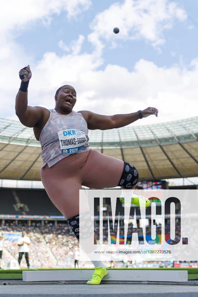 Danniel THOMAS-DODD (JAM Jamaica) competing in the women’s shot put during the ISTAF at Olympic Stadium on August 30, 2026 in Berlin, Germany. Germany