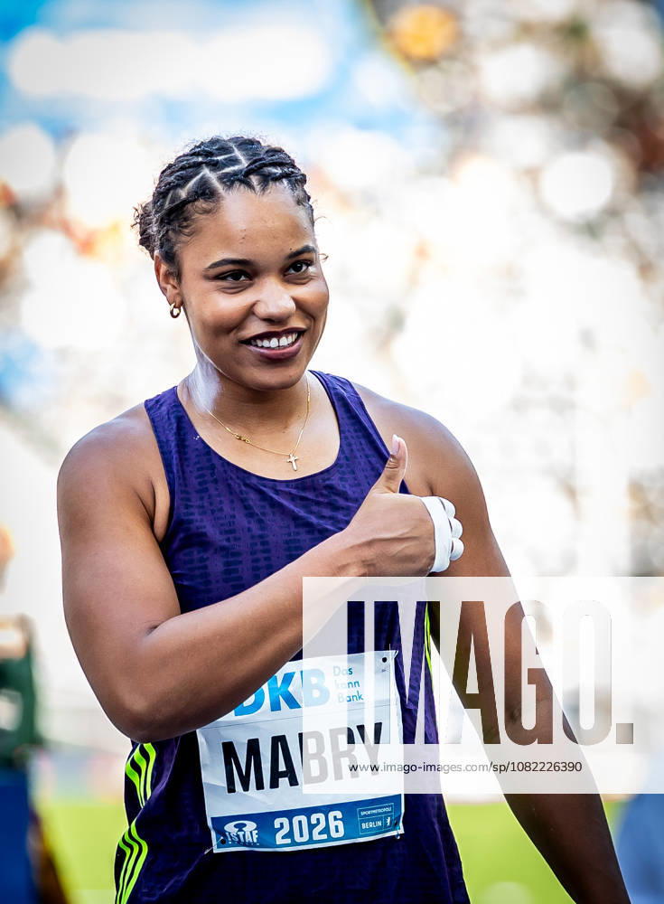 ISTAF 2026 Berlin, August 30, 2026 Thumbs up to Yemisi MABRY (GER, Germany) in the women s shot put at ISTAF Berlin on August 30, 2026, at the Olympic Stadium in Berlin, Germany