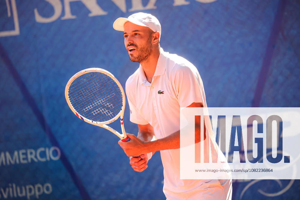 IPA87973700 - Laurent Lokoli (FRA) during the Como Lake Challenger, an international tennis tournament in Como, Italy, on August 31, 2026