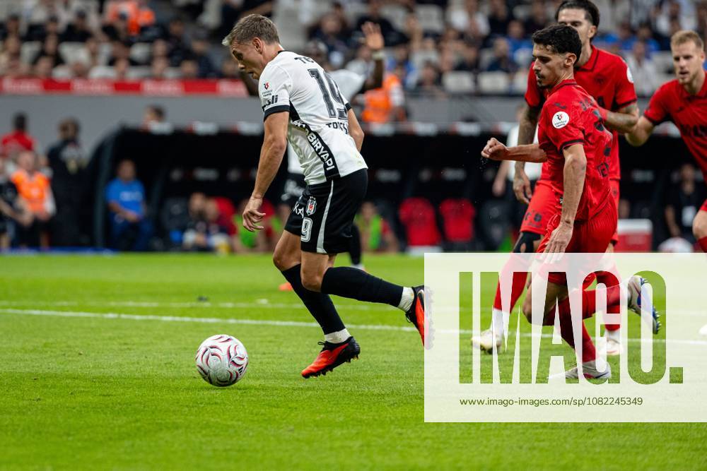 Besiktas JK vs Corum FK Trendyol Super League 3rd week Leandro Trossard of Besiktas JK in action during the Trendyol Super League 3nd week match between Besiktas JK and Corum FK at Tupras Stadium on August 31th, 2026. Istanbul Turkey