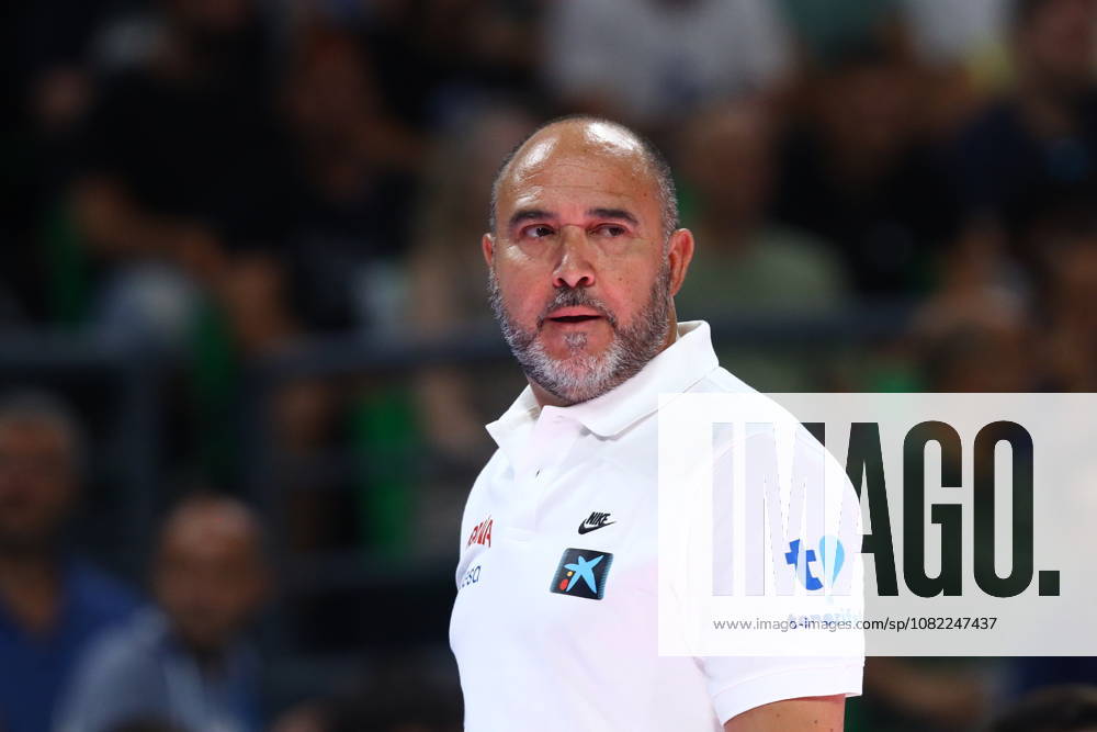 FIBA World Cup European Qualifiers - Greece vs Spain - Chus Mateo coach of Spain during the FIBA World Cup European Qualifiers 2nd round group I basketball match between Greece and spainl held at Telekom Center Athens, Greece, on 31 August 2026. IMAGO ONE INCH PRODUCTIONS ATHENS GREECE
