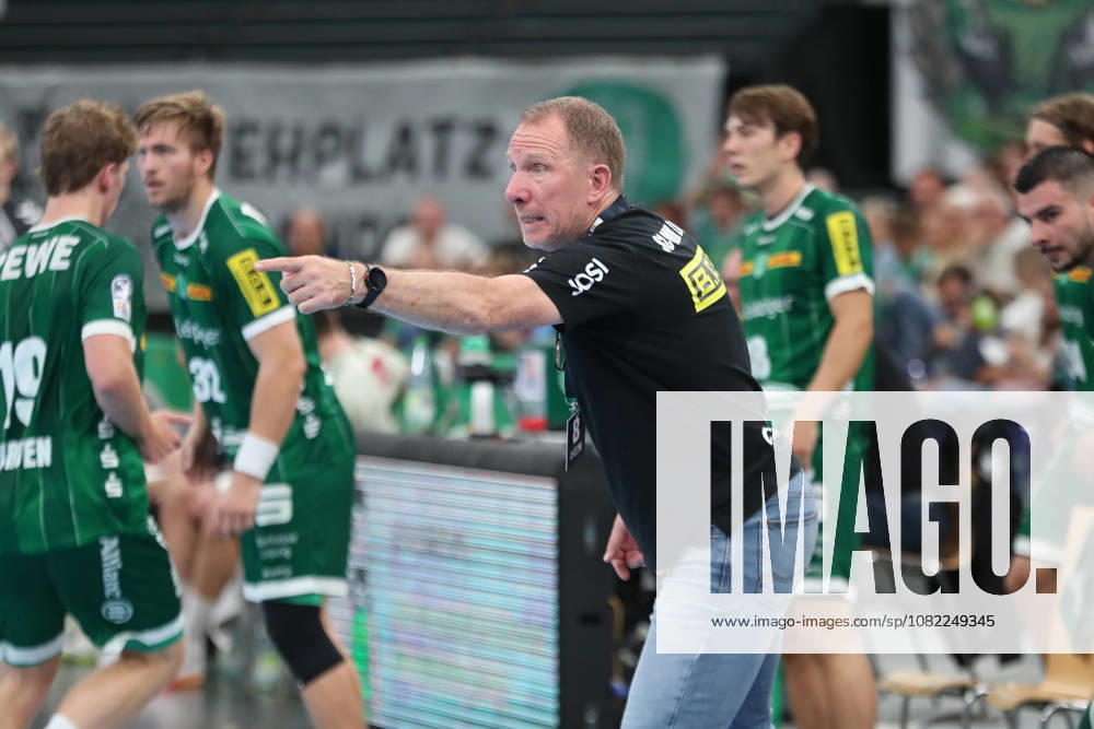 Handball, HBL2: SC DHfK Leipzig vs. GWD Minden, August 31, 2026; Head Coach Frank Carstens, SC DHfK Leipzig; Handball, 2nd Bundesliga, 2026–2027 season, Matchday 1: SC DHfK Leipzig vs. GWD Minden on August 31, 2026, at the Quarterback Immobilien Arena Leipzig
