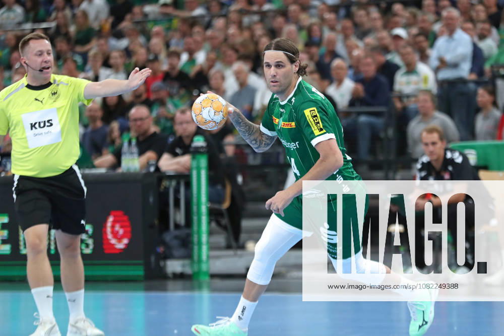 Handball, HBL2 SC DHfK Leipzig vs. GWD Minden, August 31, 2026, Dean Bombac 44, SC DHfK Leipzig Handball, 2nd Bundesliga, 2026–2027 season, Matchday 1: SC DHfK Leipzig vs. GWD Minden on August 31, 2026, at the Quarterback Immobilien Arena Leipzig