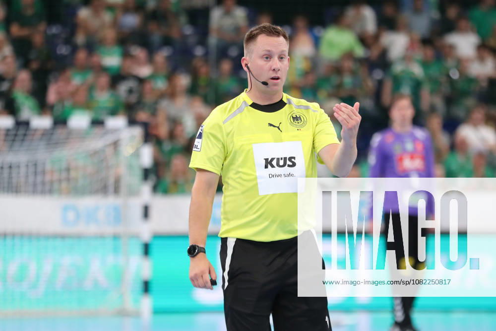 Handball, HBL2 SC DHfK Leipzig vs. GWD Minden, August 31, 2026; Referee: Andreas Kolb; Handball, 2nd Bundesliga, 2026–2027 season, Matchday 1: SC DHfK Leipzig vs. GWD Minden on August 31, 2026, at the Quarterback Immobilien Arena in Leipzig