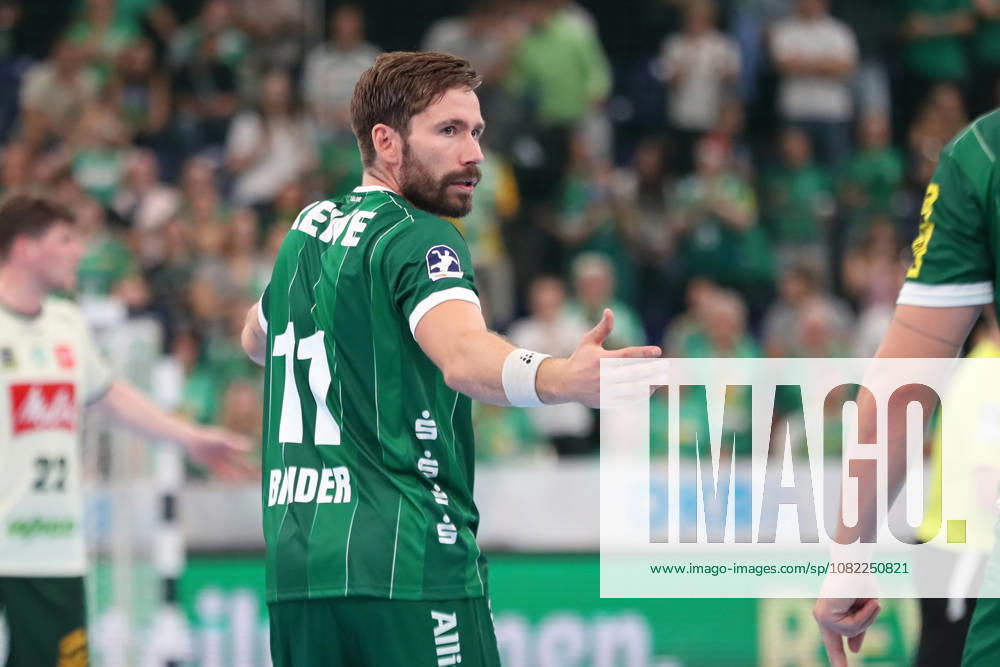 Handball, HBL2 SC DHfK Leipzig vs. GWD Minden, August 31, 2026, Lukas Binder 11, SC DHfK Leipzig Handball, 2nd Bundesliga, 2026–2027 season, Matchday 1: SC DHfK Leipzig vs. GWD Minden on August 31, 2026, at the Quarterback Immobilien Arena Leipzig