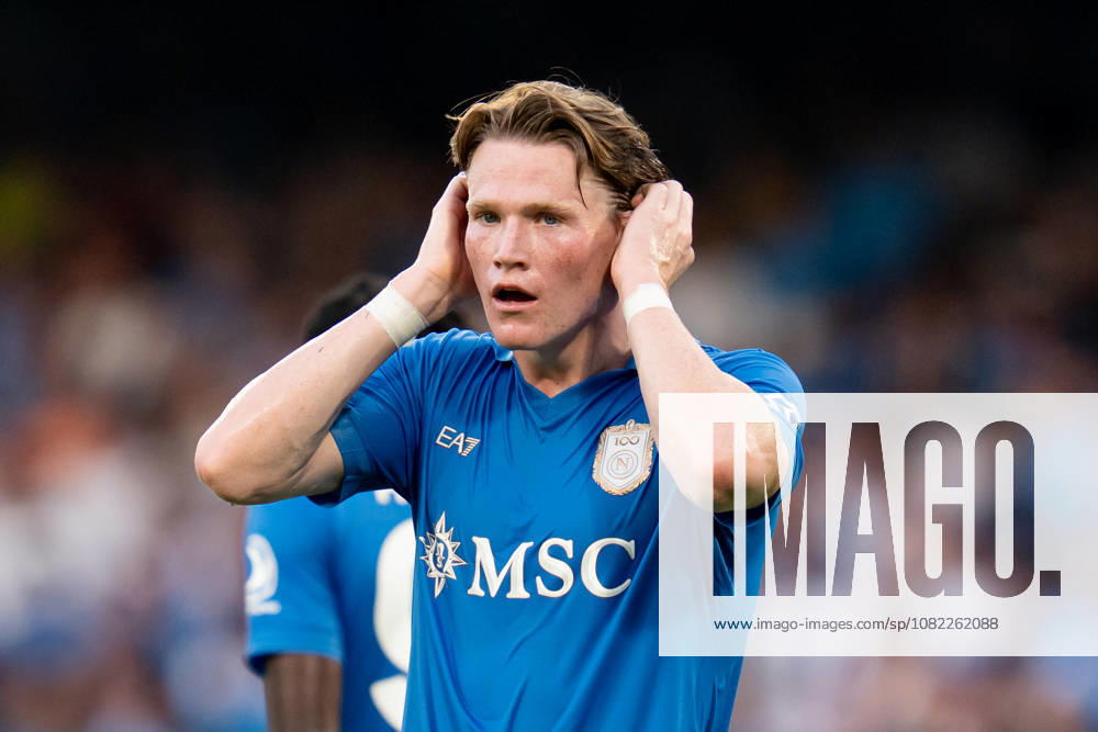 SSC Napoli v Como 1907 - Serie A Enilive Scott McTominay of SSC Napoli reacts during the Serie A Enilive match between SSC Napoli and Como 1907 at Diego Armando Maradona Stadium on August 30, 2026 in Naples, Italy Naples Diego Armando Maradona Stadium Campania Italy