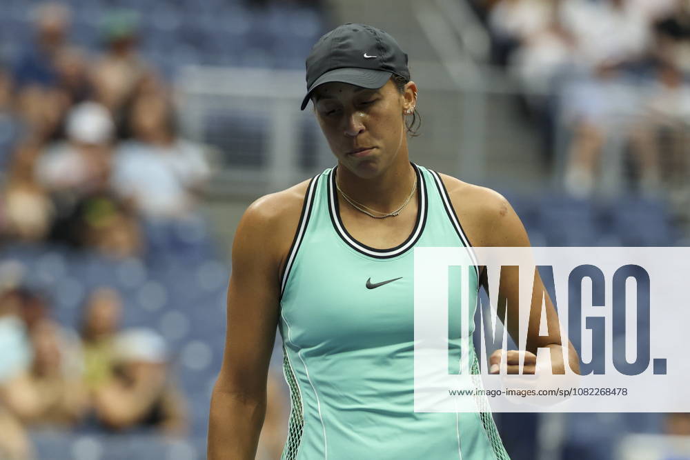 US Open tennis tournament - Day 3 Madison Keys of the US in action against Alina Korneeva of Russia during the Womens Singles round one of the US Open Tennis Championships at the USTA Billie Jean King National Tennis Center in Flushing Meadows, New York, USA, 01 September 2026. The 2026 US Open tournament runs from 23 August through 13 September. FLUSHING MEADOWS NEW YORK United States