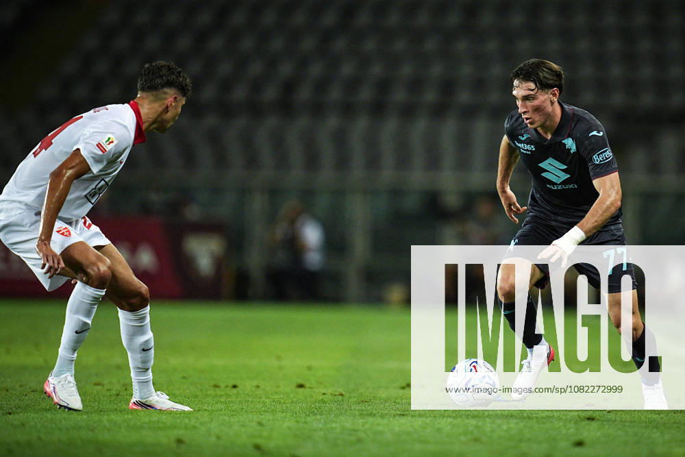 Torino s Alessio Cacciamani during Frecciarossa Italian Cup 2026 2027 soccer match between Torino and Monza at the at the Stadio Olimpico Grande Torino in Turin, north west Italy - Tuesday, September 01, 2026. - Soccer .