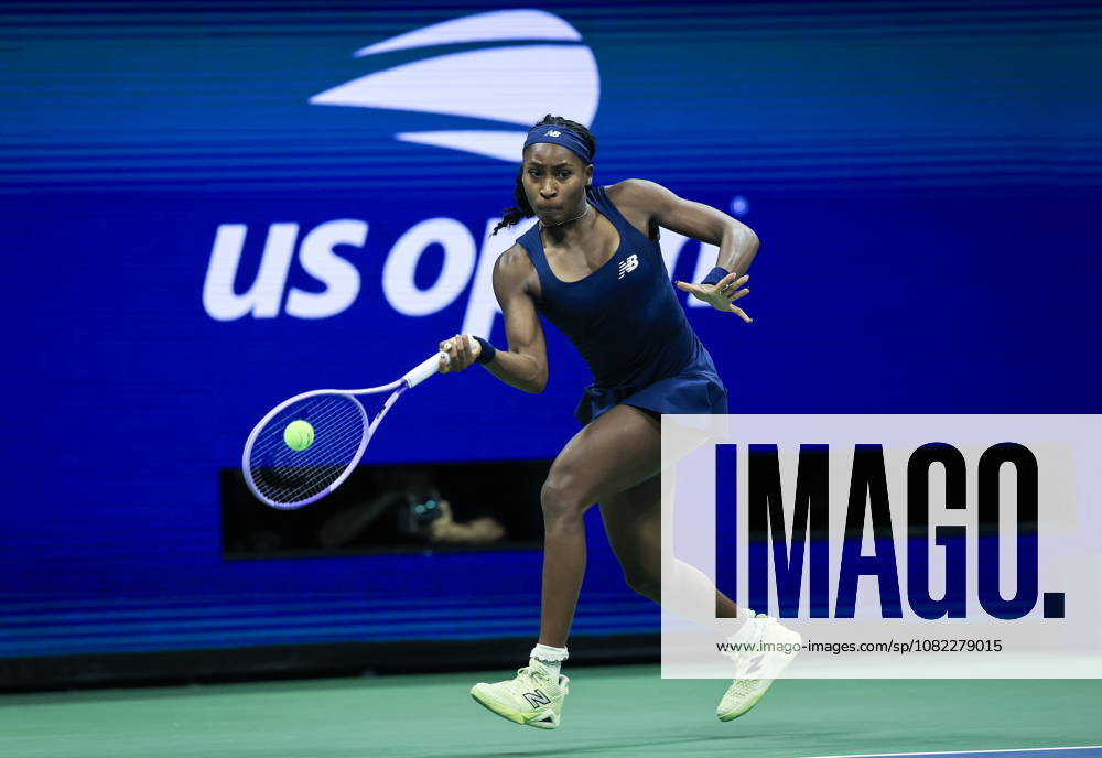 US Open tennis tournament - Day 3 Coco Gauff of the USA in action against Zeynep Sonmez of Turkey during the women s singles first round of the US Open Tennis Championships at the USTA Billie Jean King National Tennis Center in Flushing Meadows, New York, USA, 01 September 2026. The 2026 US Open tournament runs from 23 August to 13 September. FLUSHING MEADOWS NEW YORK United States