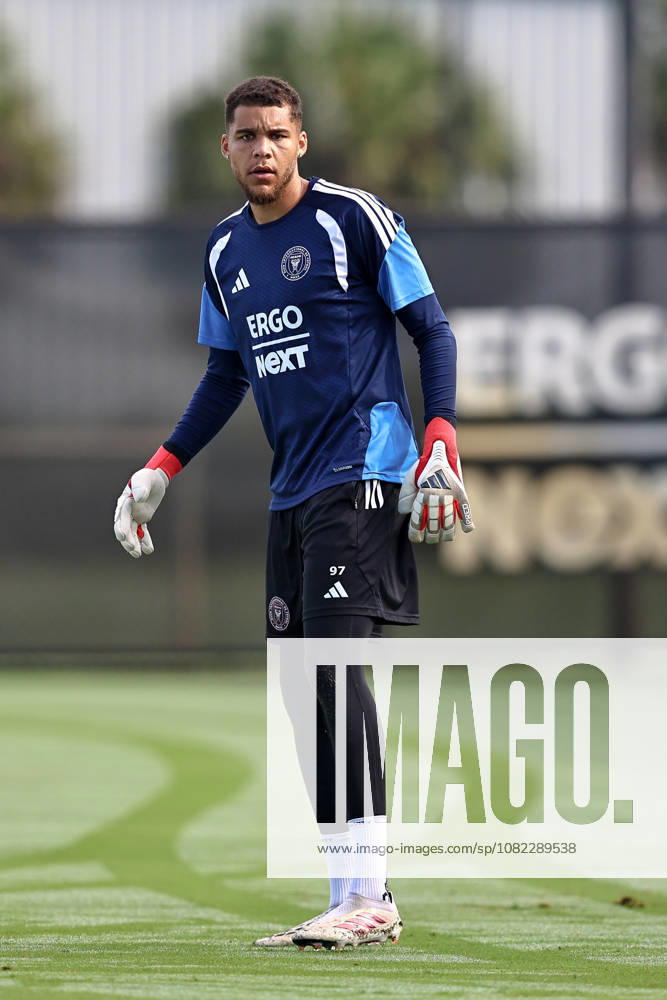 FORT LAUDERDALE, FL - SEPTEMBER 2: Dayne St. Clair (97) of Inter Miami CF is seen during an Inter Miami Training Session at Florida Blue Training Center on September 2, 2026 in Fort Lauderdale, Florida. (Photo by Chris Arjoon Icon Sportswire) SOCCER: SEP 2 Inter Miami CF Training Icon2609020000001