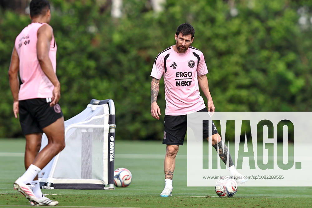 FORT LAUDERDALE, FL - SEPTEMBER 2: Leo Messi (10) of Inter Miami CF is seen during an Inter Miami Training Session at Florida Blue Training Center on September 2, 2026 in Fort Lauderdale, Florida. (Photo by Chris Arjoon Icon Sportswire) SOCCER: SEP 2 Inter Miami CF Training Icon2609020000005