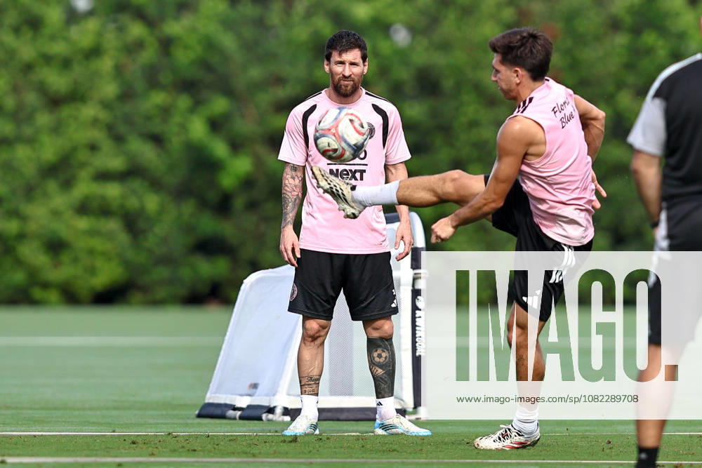 FORT LAUDERDALE, FL - SEPTEMBER 2: Leo Messi (10) of Inter Miami CF is seen during an Inter Miami Training Session at Florida Blue Training Center on September 2, 2026 in Fort Lauderdale, Florida. (Photo by Chris Arjoon Icon Sportswire) SOCCER: SEP 2 Inter Miami CF Training Icon2609020000018