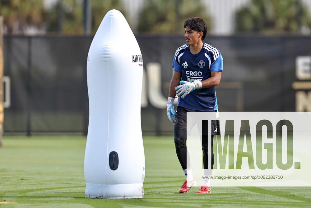 FORT LAUDERDALE, FL - SEPTEMBER 2: Rocco Rios Novo (34) of Inter Miami CF is seen during an Inter Miami Training Session at Florida Blue Training Center on September 2, 2026 in Fort Lauderdale, Florida. (Photo by Chris Arjoon Icon Sportswire) SOCCER: SEP 2 Inter Miami CF Training Icon2609020000020