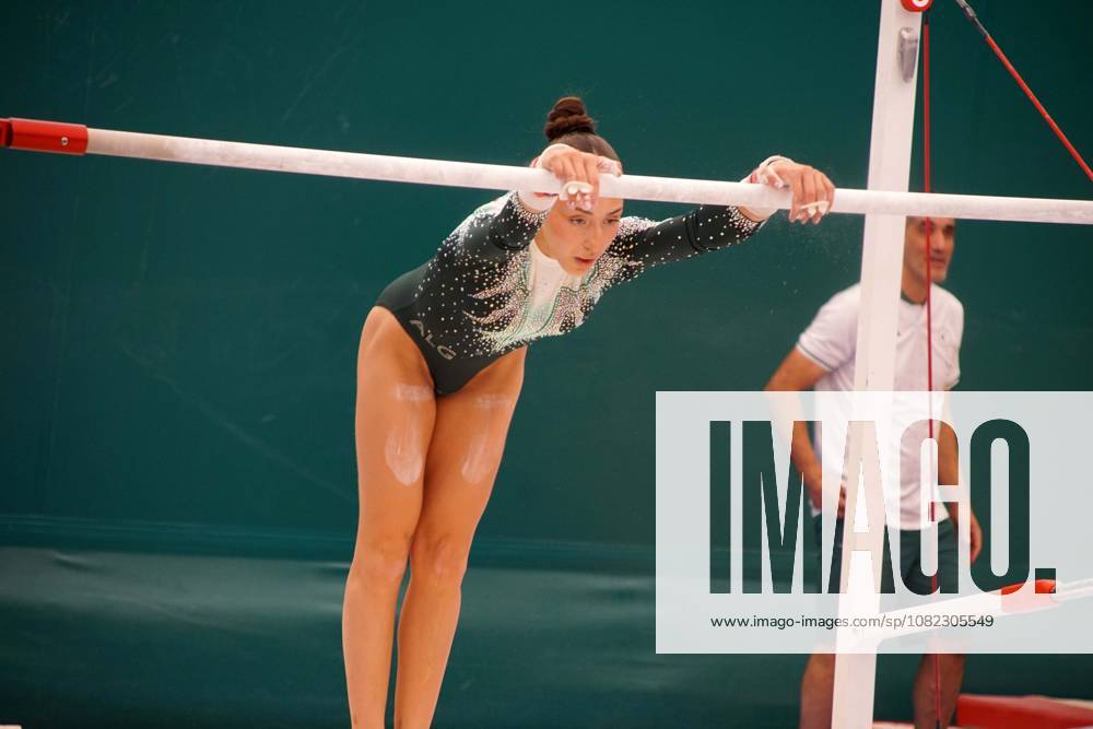 Kaylia Nemour Won Her Third Gold Medal At The JM-2026 Algerian Olympic champion Kaylia Nemour wins two gold medals in artistic gymnastics during the 2026 Mediterranean Games in Taranto, Italy, on September 2, 2026. Algeria ranks ninth in the provisional medal standings with a total of 36 medals, including 10 gold, 7 silver and 19 bronze. Taranto Italy