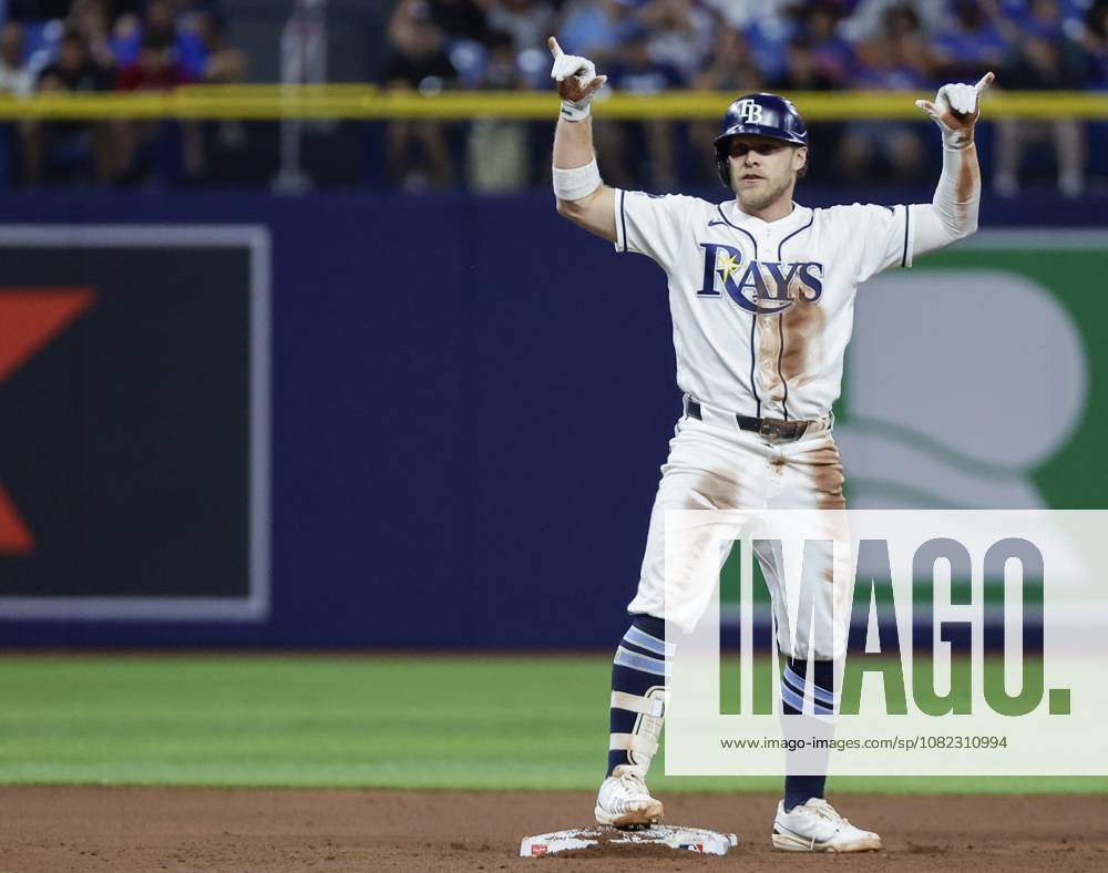 Tampa Bay Rays shortstop Taylor Walls (6) reacts after hitting a double during the fourth inning against the New York Mets on Wednesday, Sept. 2, 2026 in St. Petersburg. St. Petersburg USA - ZUMAs70_ 0865701940st