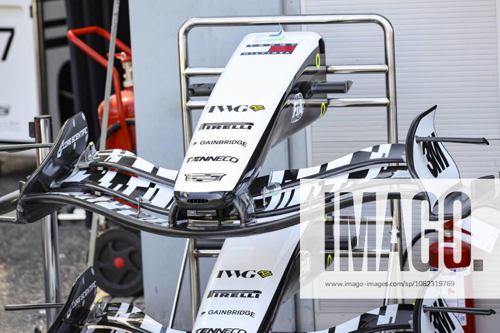 F1 - ITALIAN GRAND PRIX 2026 Cadillac F1 Team MAC-26, Mechanical detail front wing aerodynamism, aerodynamic, aerodynamics during the Formula 1 Gran Premio dItalia 2026, Italian Grand Prix, 13th round of the 2026 Formula One World Championship, WM, Weltmeisterschaft from September 4 to 6, 2026 on the Autodromo Nazionale Monza, in Monza, Italy - MonzaItaly